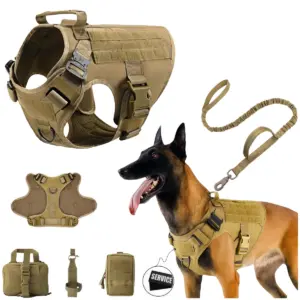 colete tático para cães grandes