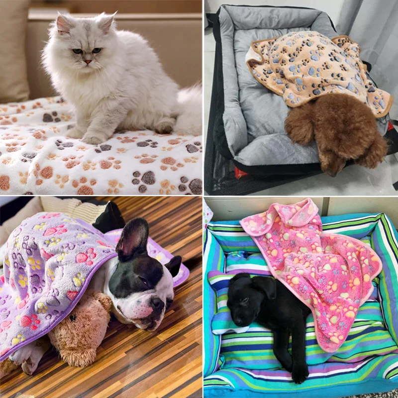 Cobertor de Cama para Cães e Gatos Macio para Viagem - Imagem 6
