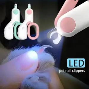 cortador de unhas para cães e gatos com luz led