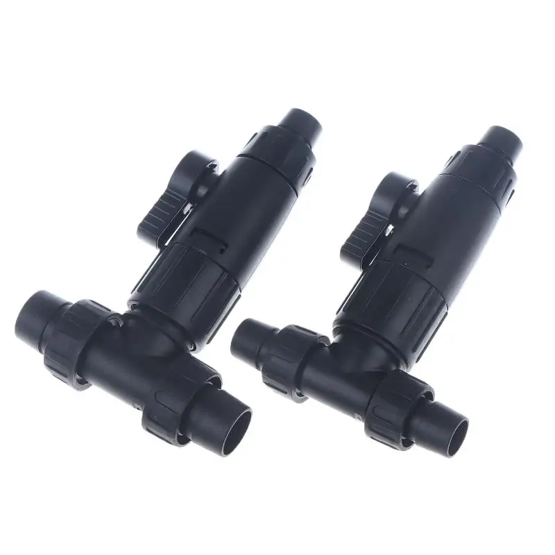 Conector Rápido para Mangueira de Aquário 12/16 mm Válvula Dupla Azul - Imagem 6
