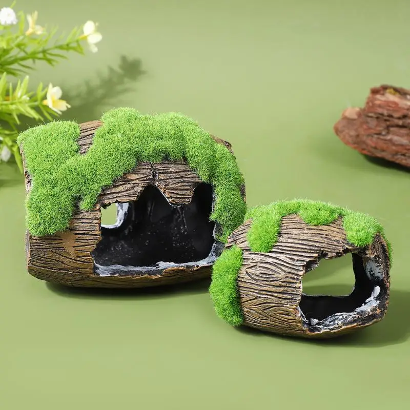 Caverna Esconderijo de Resina para Aquário S 8x7x6cm com Aparência Natural - Imagem 4