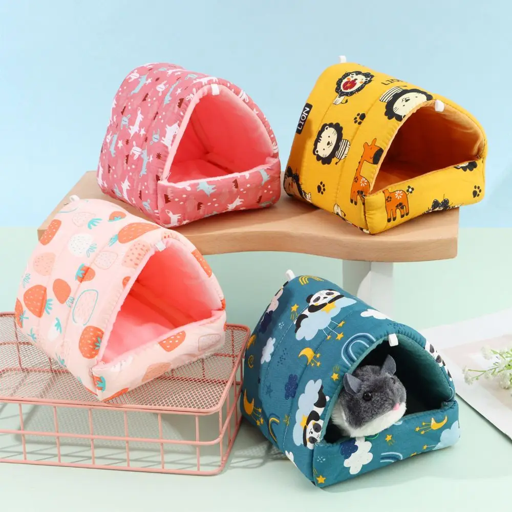 Cama Suspensa para Hamster de Flanela com Gancho para Gaiola - Imagem 3
