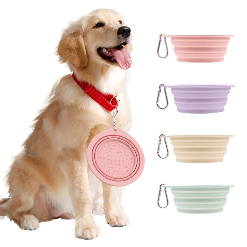 Tigela Portátil Dobrável para Cães em Silicone para Viagem - Image 2