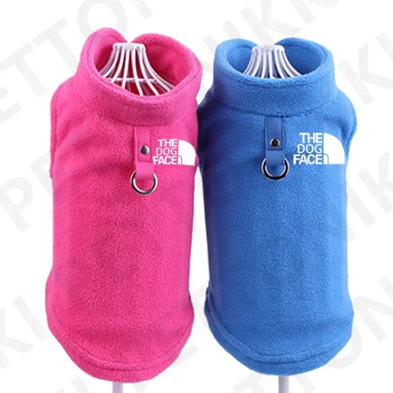 Camisola para Cães de Lã para Inverno em Rosa, Azul, Cinza - Imagem 2