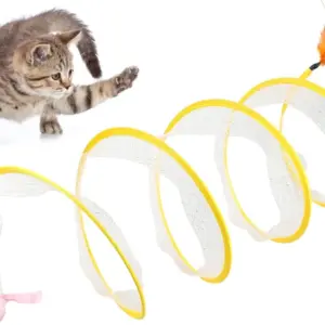 túnel dobrável para gatos