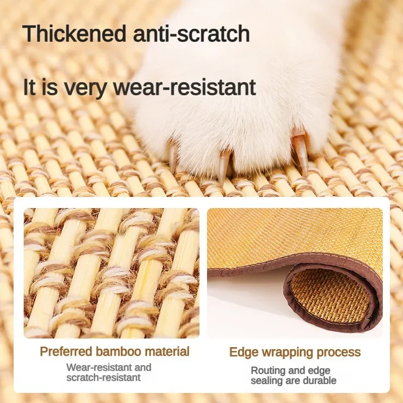 Arranhador para Gatos de Bambu para Proteger Sofá - Imagem 2
