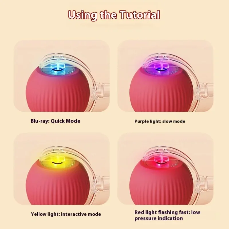 Brinquedo Interativo para Gatos Bola Rolante Recarregável USB - Imagem 6