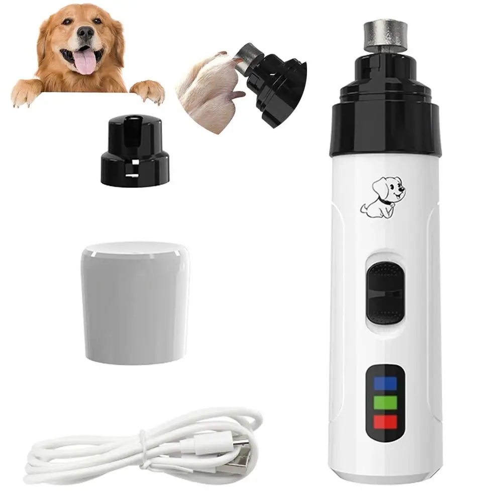 Moedor de Unhas Elétrico para Cães e Gatos Recarregável USB - Imagem 4