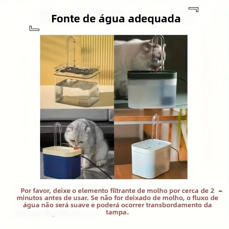 Cartucho de Filtro para Fonte de Água de Cães e Gatos Quadrada - Imagem 2