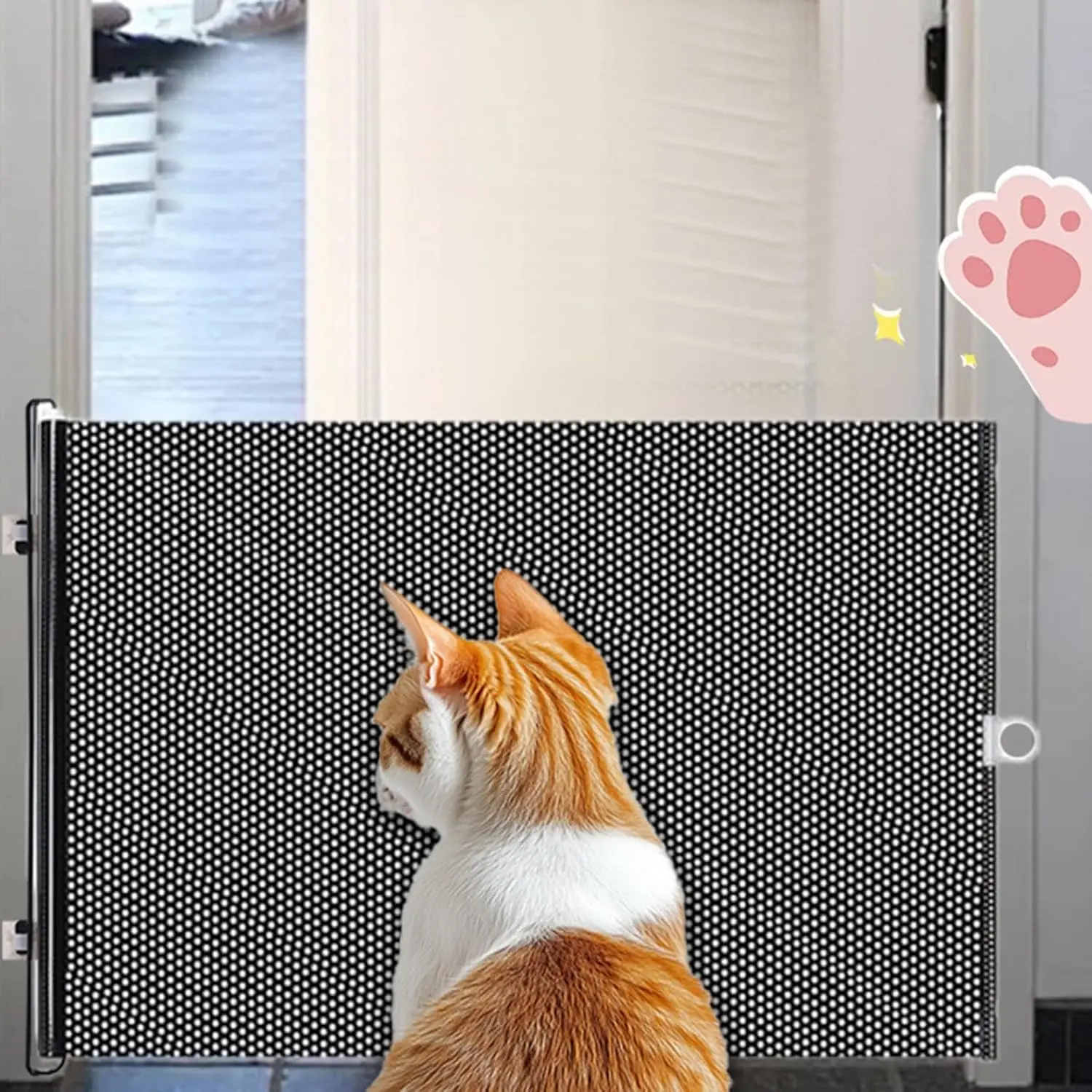 Portão de Barreira Expansível para Cães e Gatos de Alumínio - Image 2