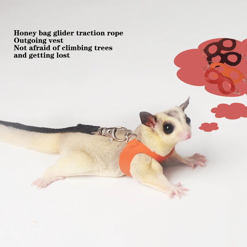 Coleira Peitoral para Hamster Pequeno Ajustável Anti-fuga - Imagem 2