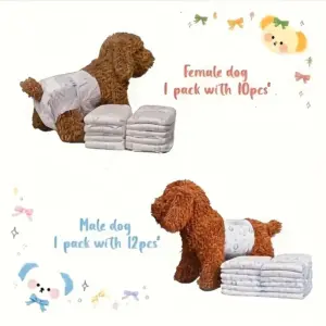 fraldas descartáveis para cães