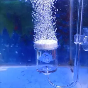 difusor de co2 de vidro para aquário
