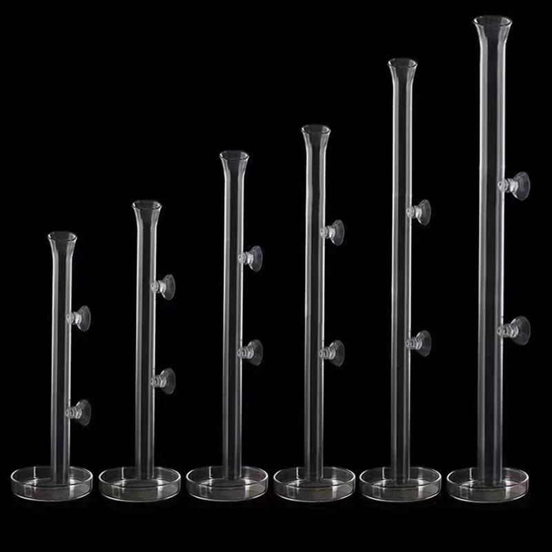 Tubo Alimentador de Vidro para Aquário 15 cm com Ventosa Transparente - Image 2