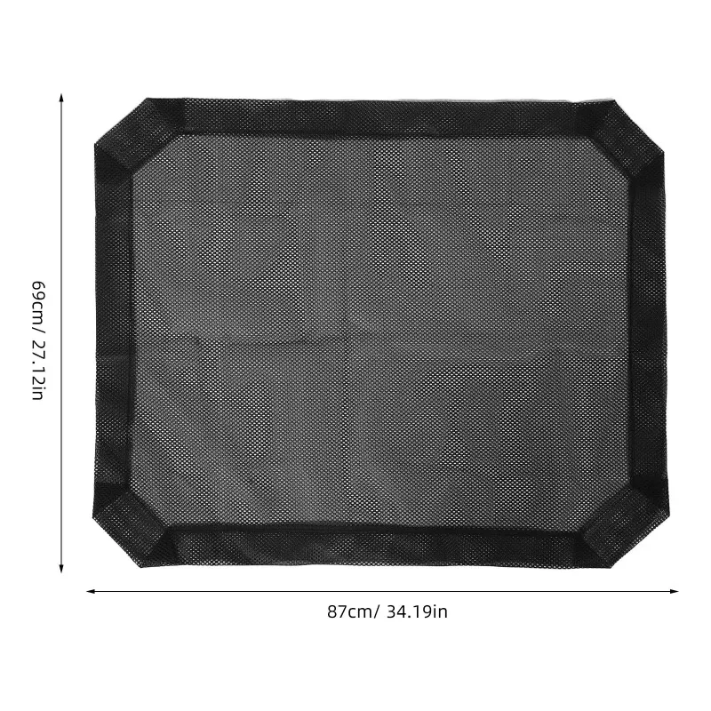 Capa de Malha para Cama Elevada de Cães Respirável Branca - Imagem 6