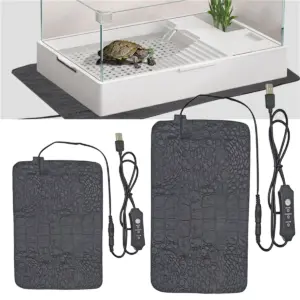 tapete aquecedor para répteis USB