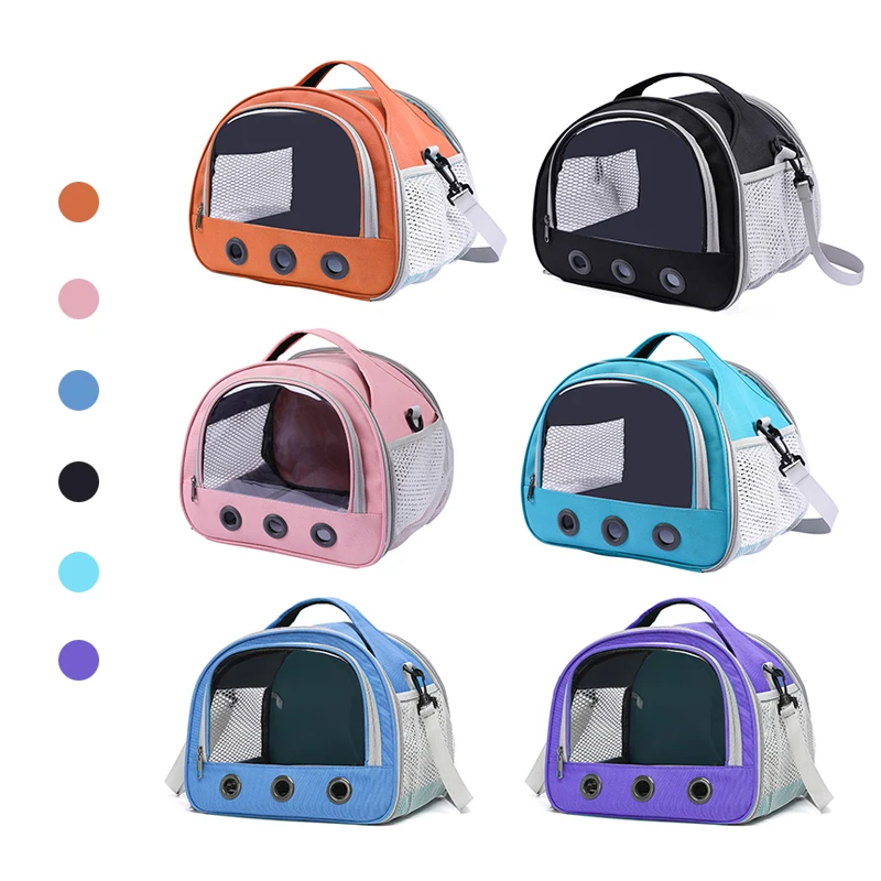 Saco de Transporte para Pet Malha Respirável com Janela Bolha Transparente - Imagem 2