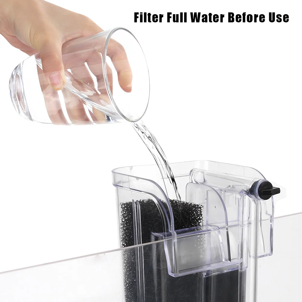 Mini Filtro Externo para Aquário 3W 130L/H com Fluxo Ajustável - Imagem 2