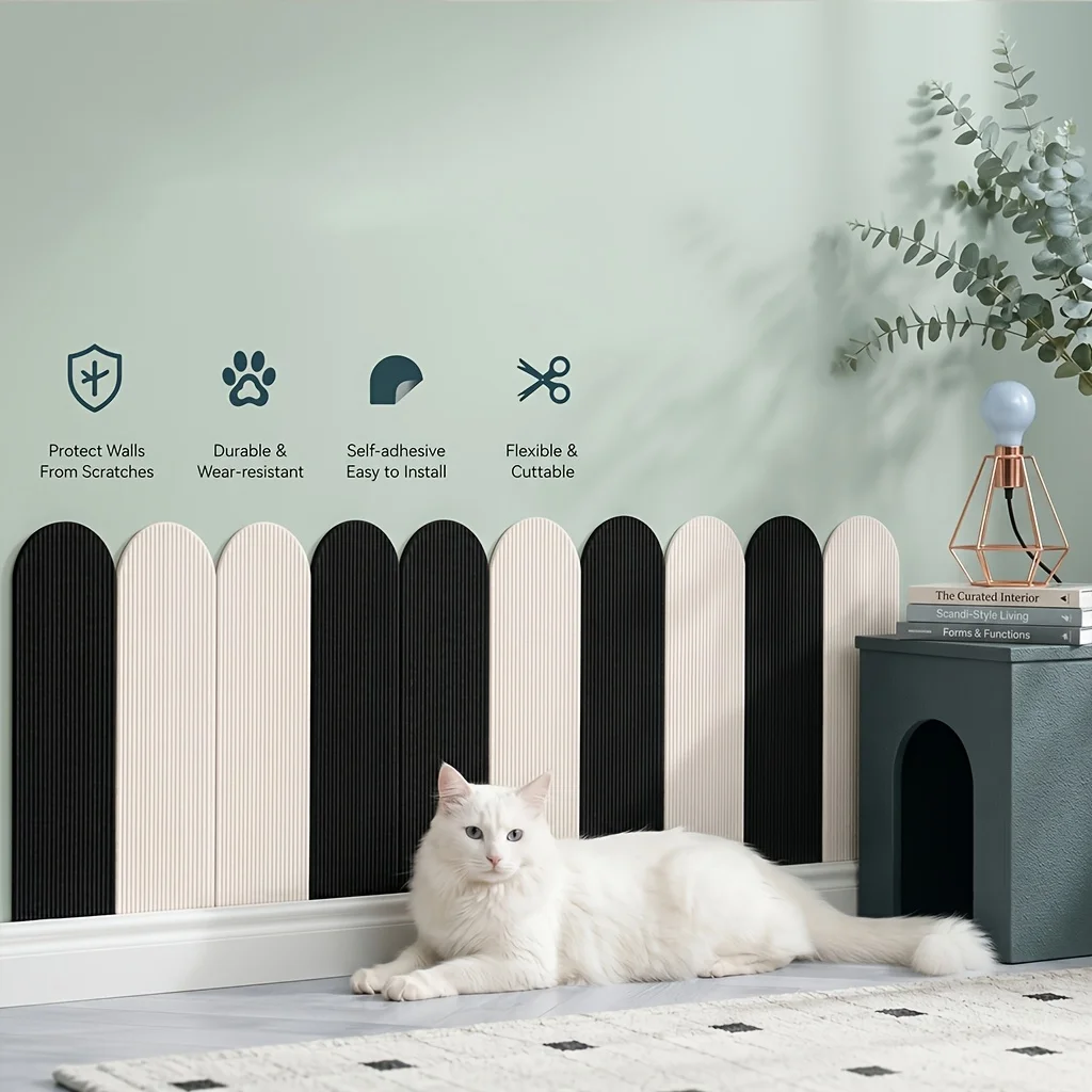 Kit 4 Protetores Adesivos Recortáveis para Gatos Resistentes ao Desgaste - Imagem 5
