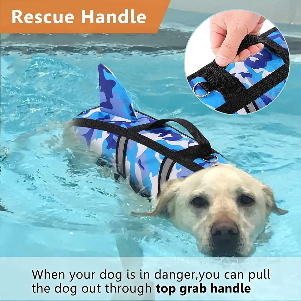 Colete Salva-Vidas para Cães com Alça e Ajuste Rápido - Image 4