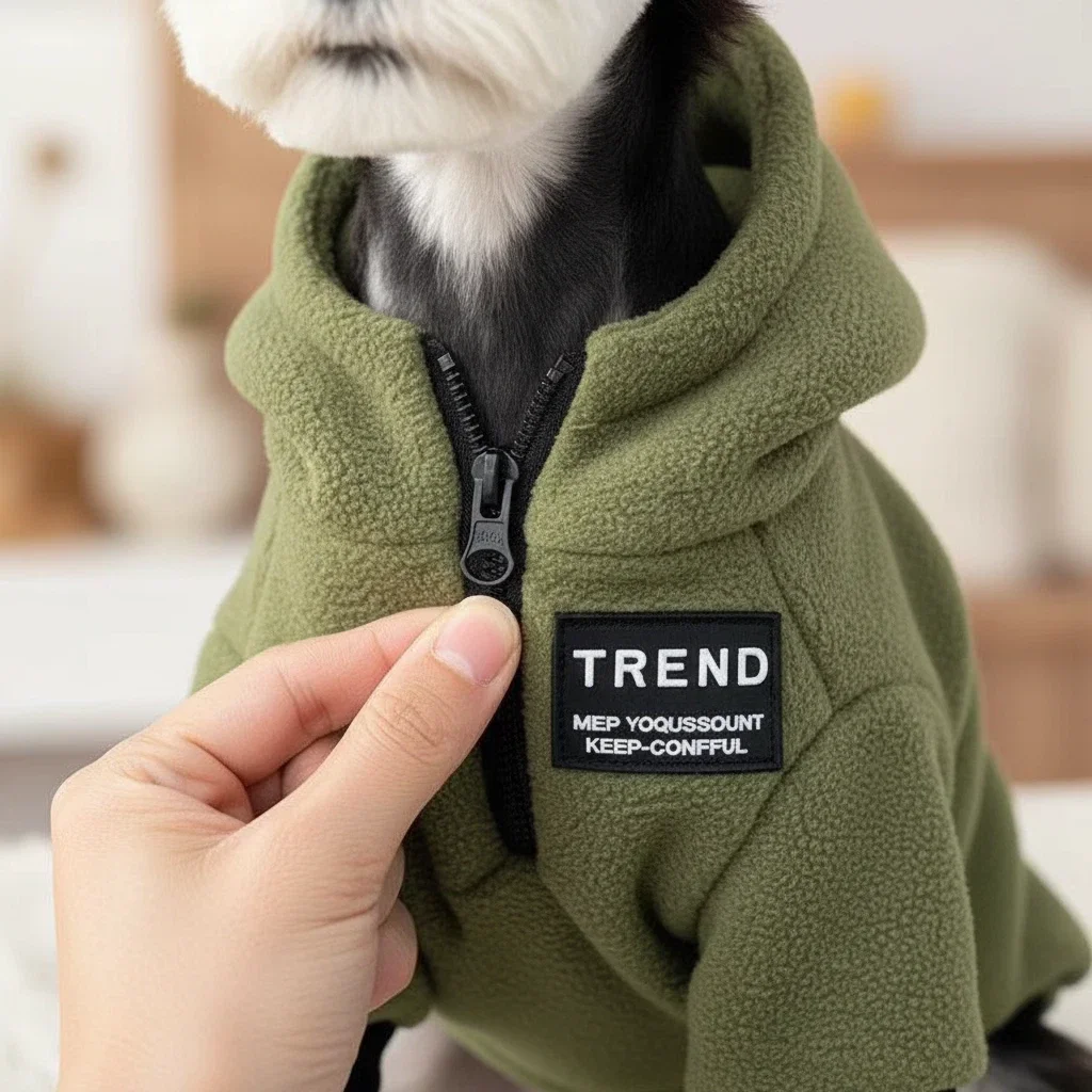 moletom de lã para cães pequenos