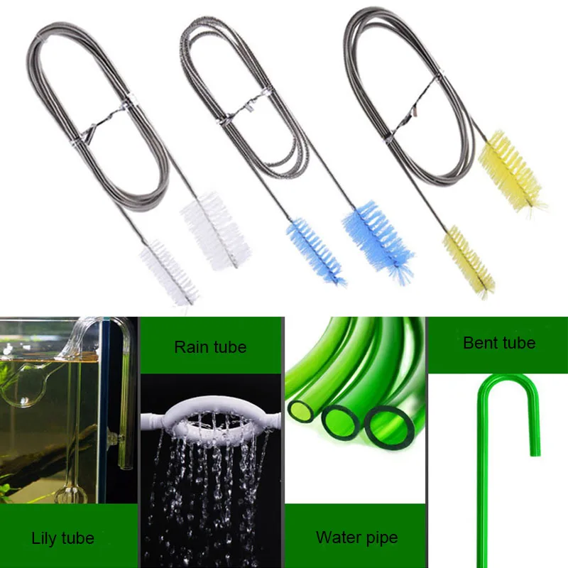 escova de limpeza para aquário flexível