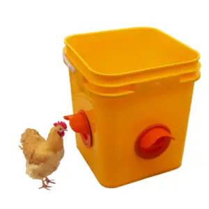 comedouro e bebedouro para aves automático