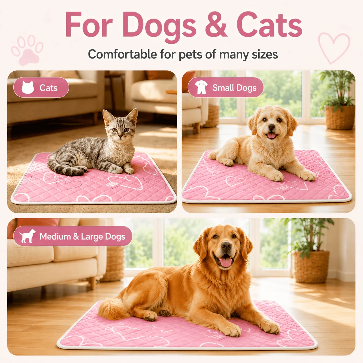 Cama Refrescante para Cães e Gatos Extra Grande Respirável - Image 2