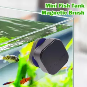 mini escova magnética para aquário