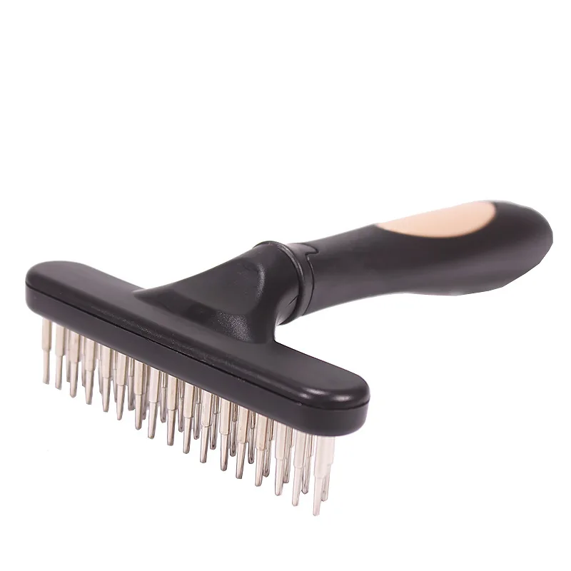 Ancinho para Cães e Gatos de Pelo Curto e Longo com Pinos Duplos - Imagem 3