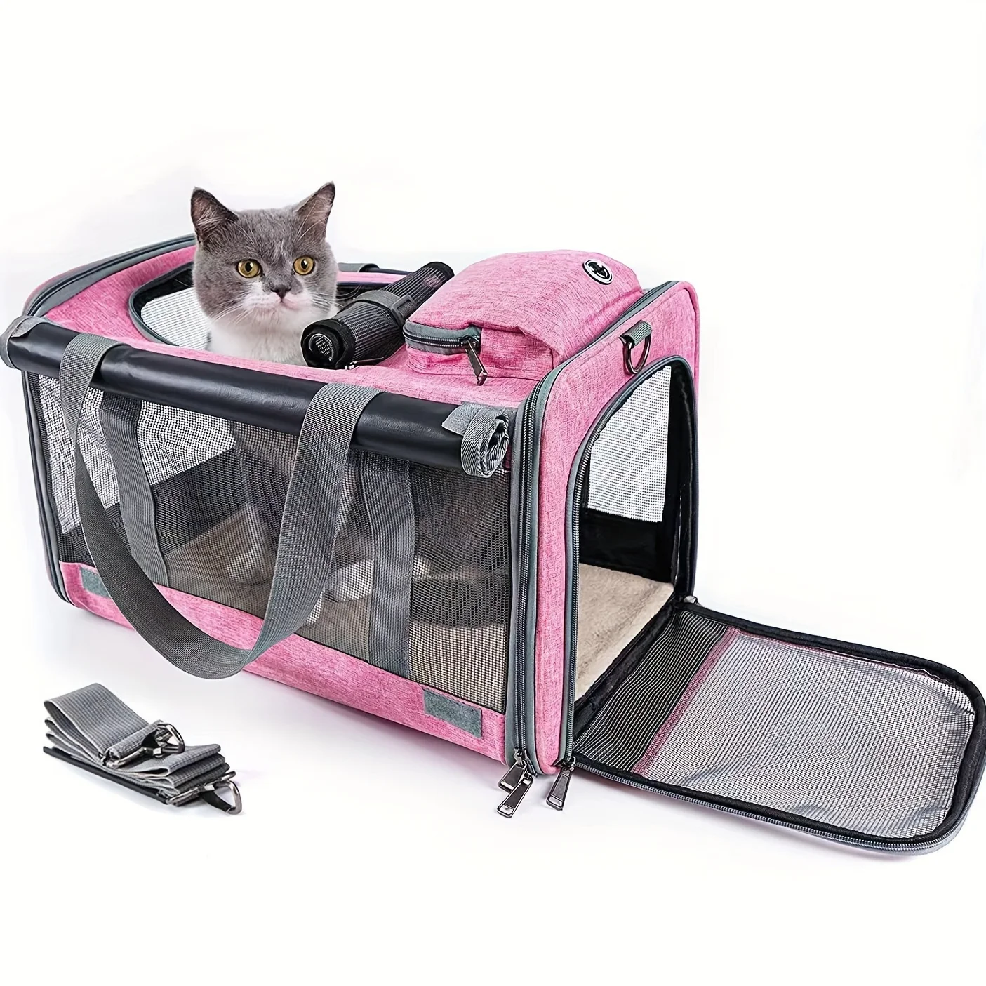 Transportador Pet para Gatos e Cães com Face Macia - Imagem 2