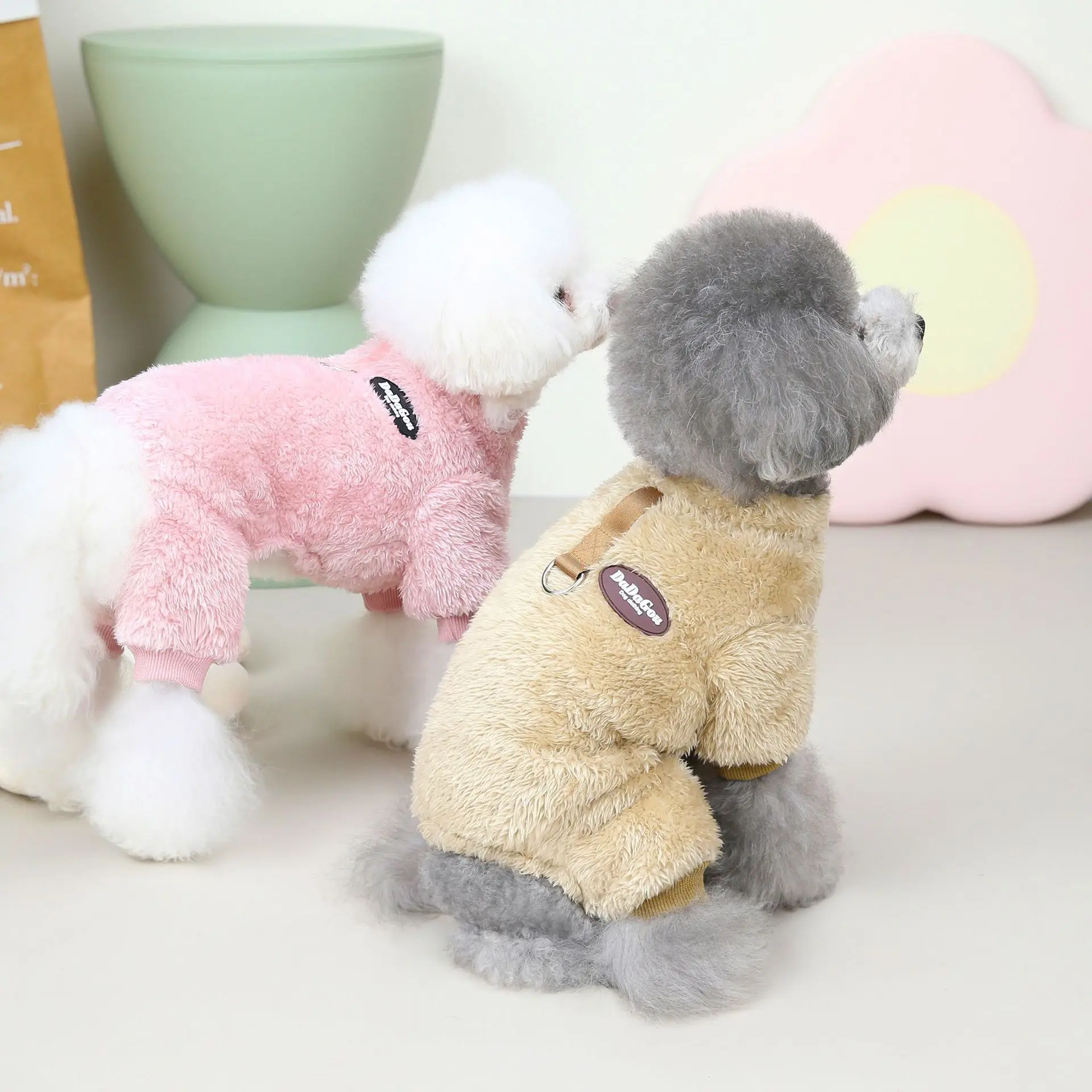 Macacão de Inverno para Cães Pequenos de Flanela Macia - Imagem 5