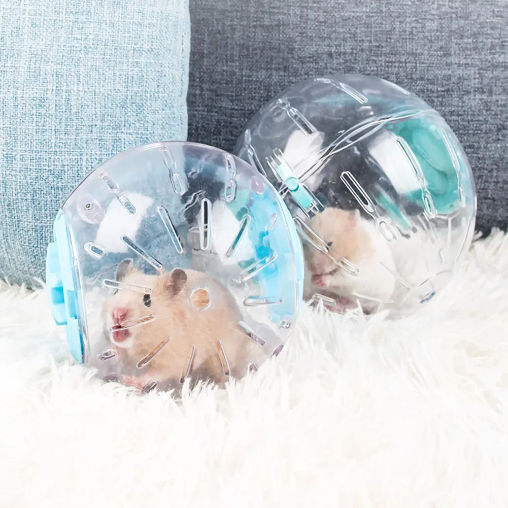 Bola de Exercício para Hamster e Gerbil de Plástico Transparente 10 cm - Imagem 4