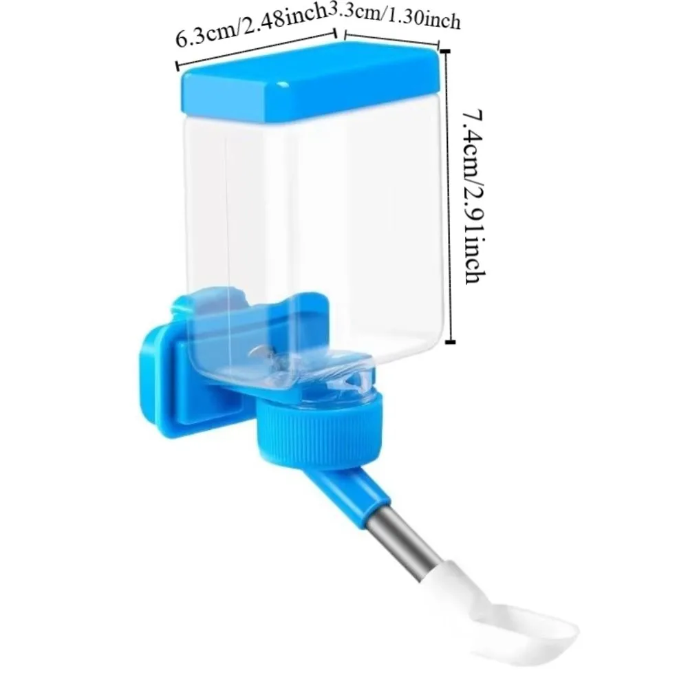 Dispensador de Água para Pássaros 100ml Transparente à Prova de Vazamento - Imagem 6