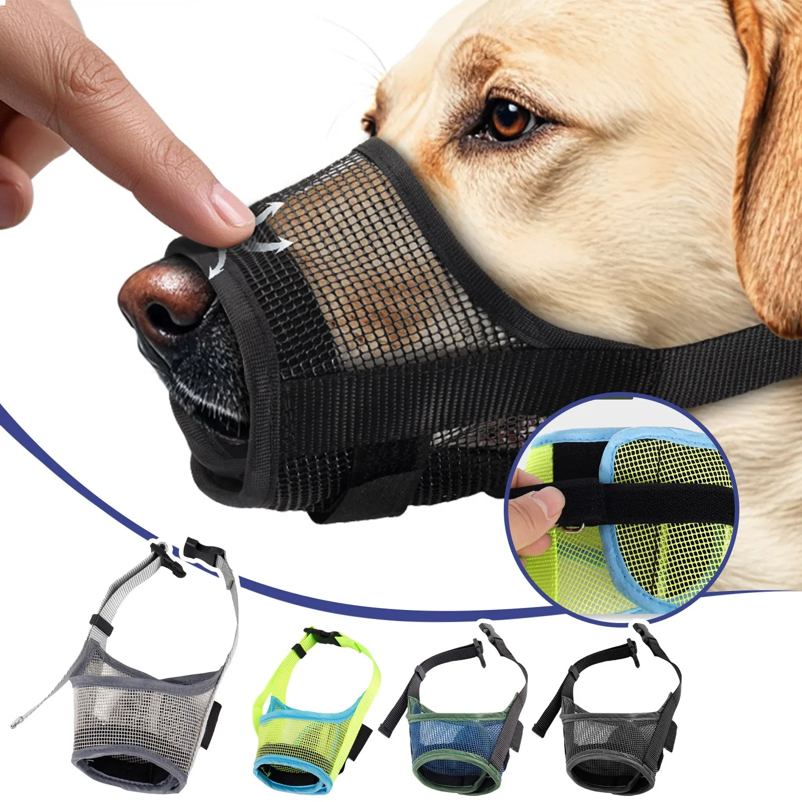 focinheira cesta para cães com encaixe de petisco