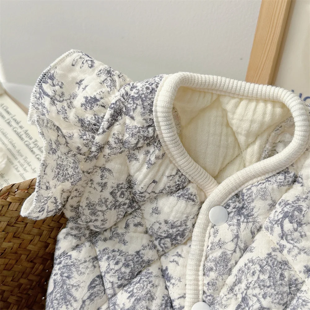 Colete para Gatos e Cães Pequenos Estilo Chinês Quente Azul - Imagem 6