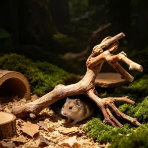 galhos de madeira para hamster e répteis