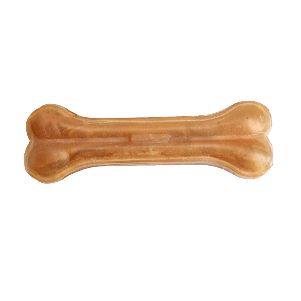 Osso de Mastigar para Cães de Couro Verde 20 cm para Brincar - Image 5