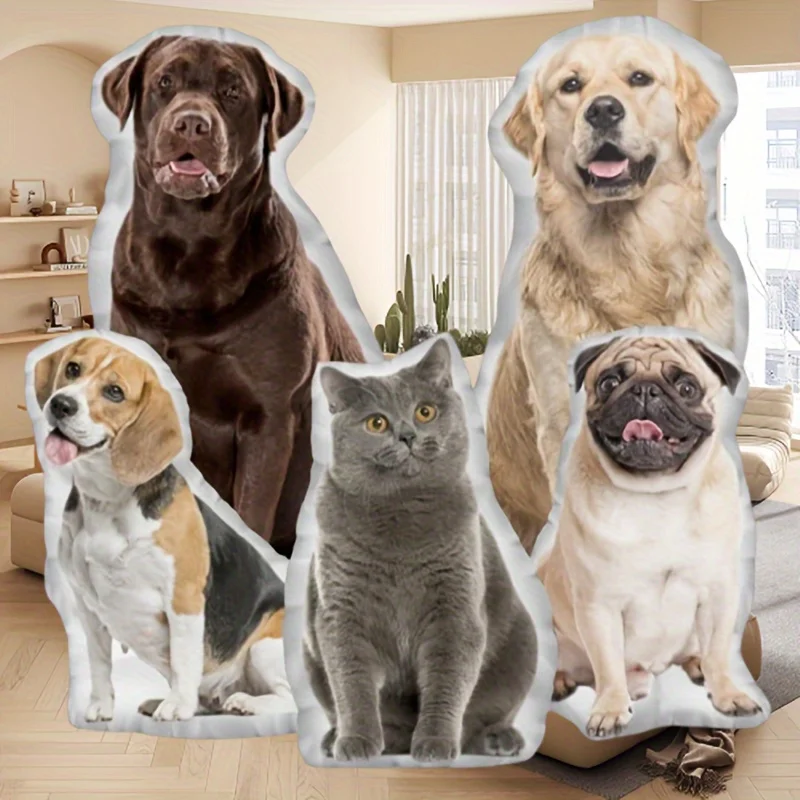Almofada de Pelúcia para Pets com Foto Personalizável Dupla Face - Image 2