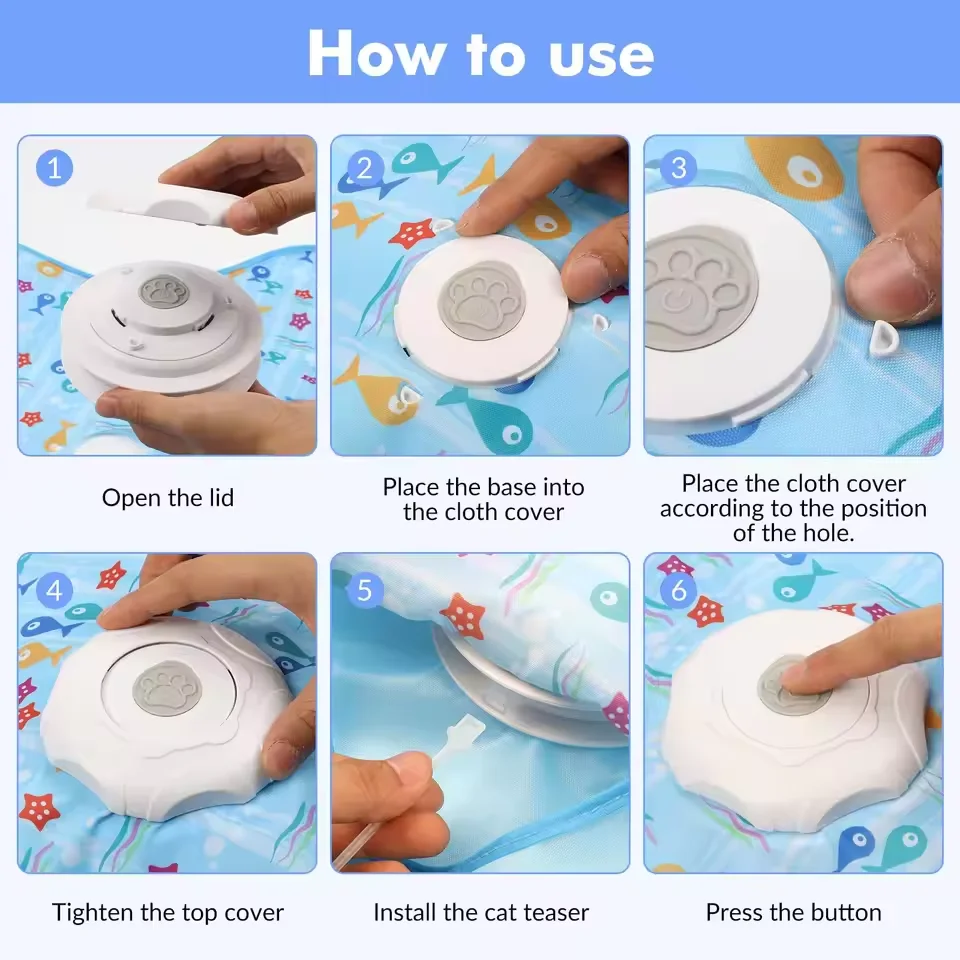 Brinquedo Interativo para Gatos com Pena Oculta e Som de Pássaro - Imagem 6