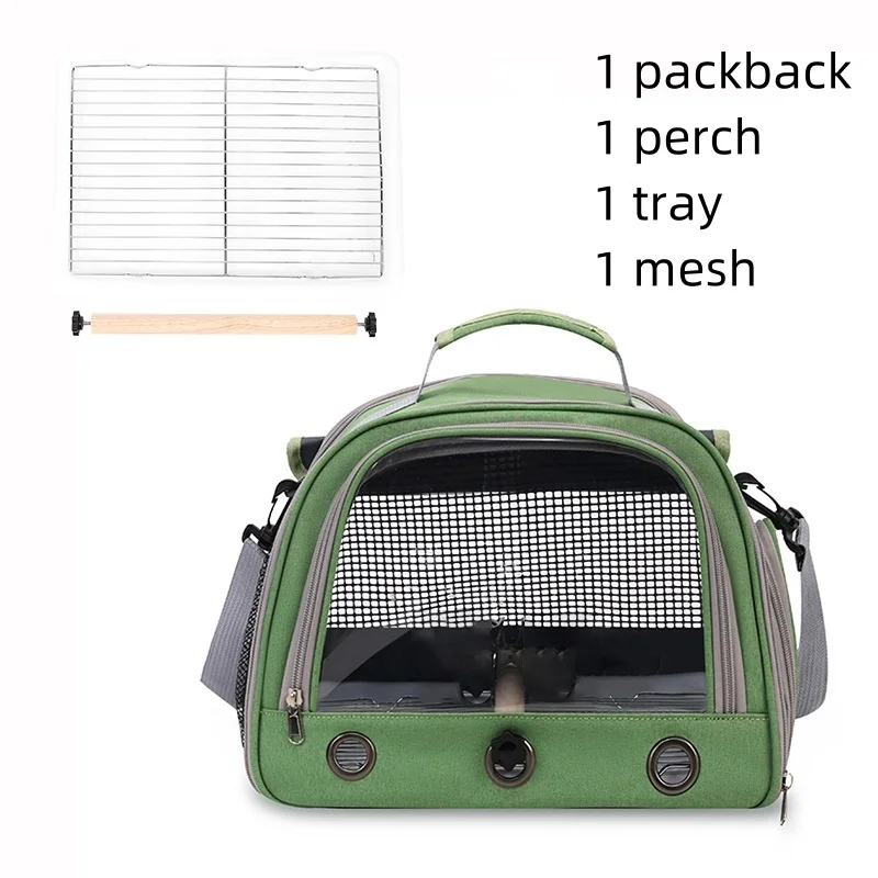 Bolsa de Viagem para Pássaros com Poleiro e Cortina de Bandeja - Image 2