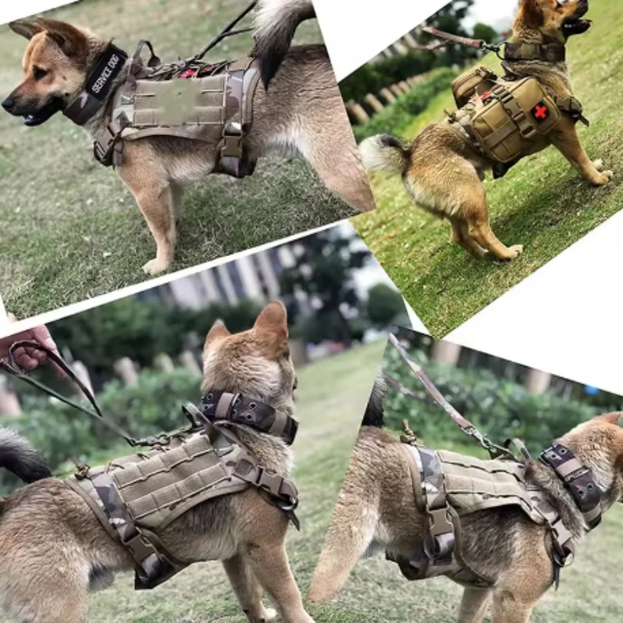 Arnês Tático para Cães Acolchoado com Liberação Rápida - Imagem 4