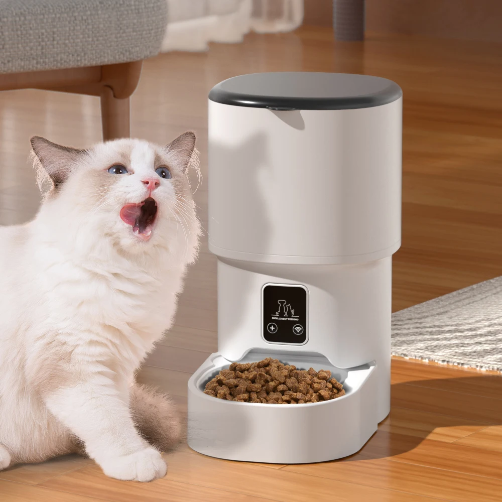 Alimentador Automático para Cães e Gatos Wi-Fi com Controle Remoto - Imagem 6