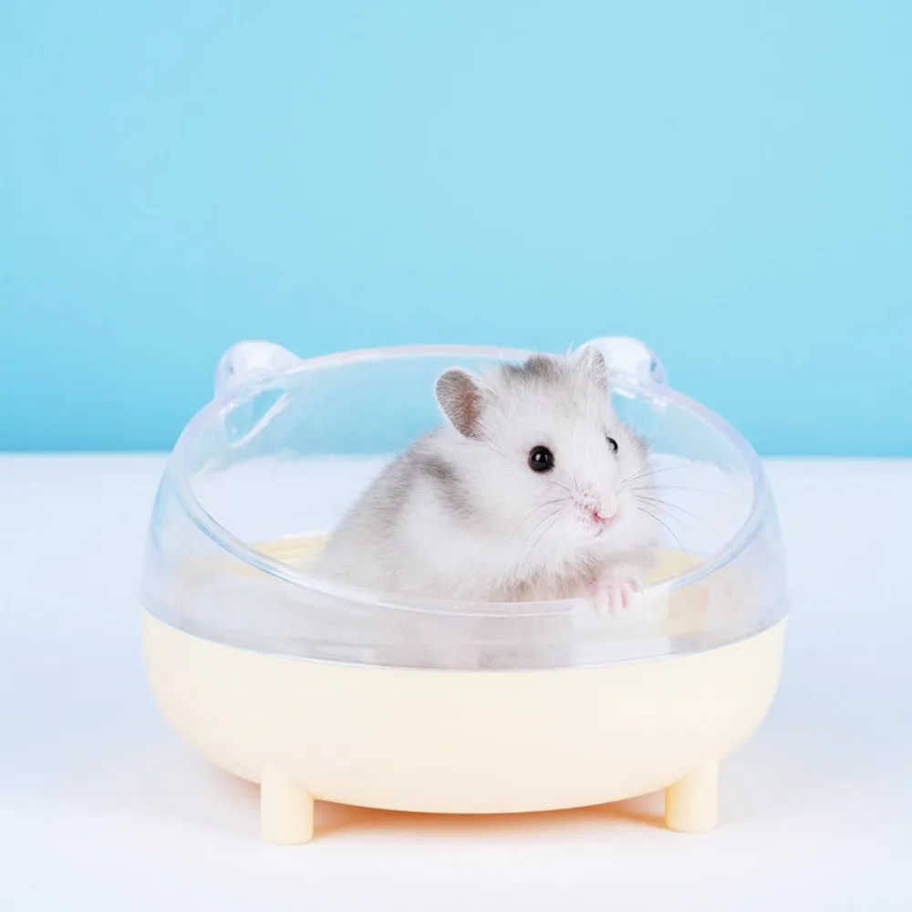 Caixa de Banho para Hamster Transparente com Tampa Removível - Image 3