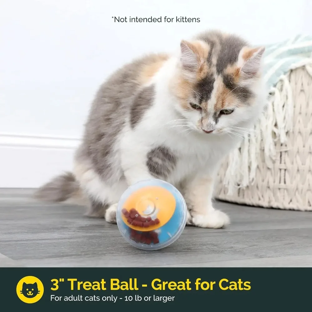 Bola Dispensadora de Petiscos IQ para Cães e Gatos de 8,5 cm - Imagem 5