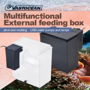 caixa de alimentação para peixes marinhos