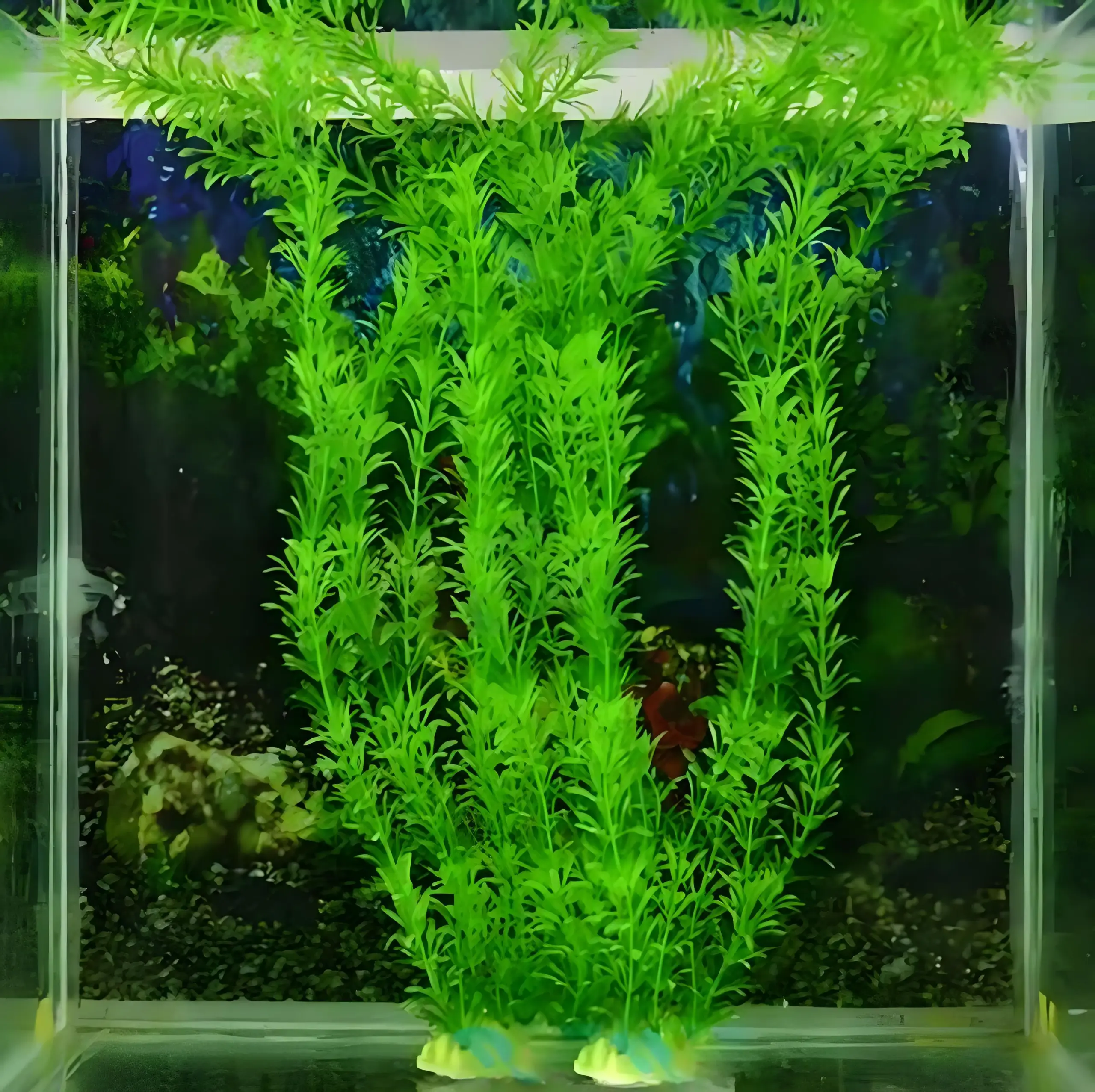 planta artificial para aquário
