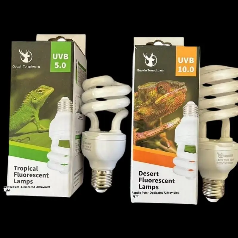 Lâmpada UVB para Répteis 13W/26W E27 para Terrário - Imagem 5