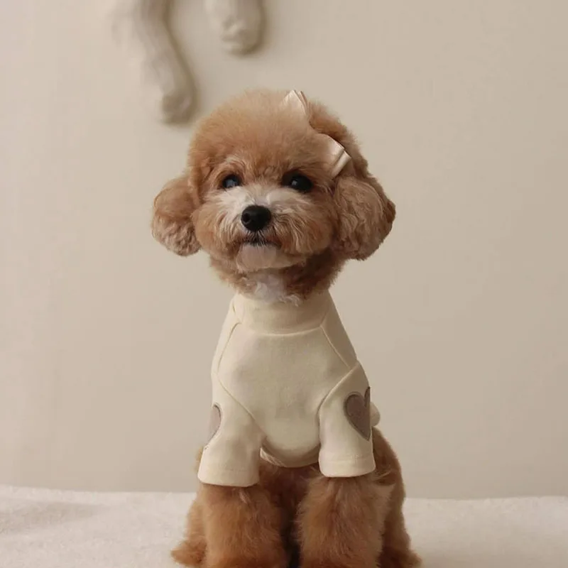 Roupa para Cães e Gatos de Inverno com Estampa de Urso e Coração - Image 5