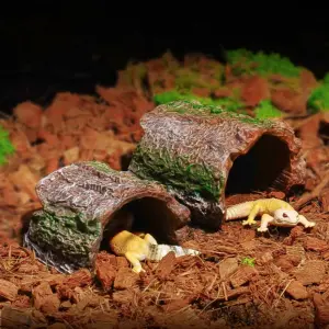 esconderijo de resina para répteis